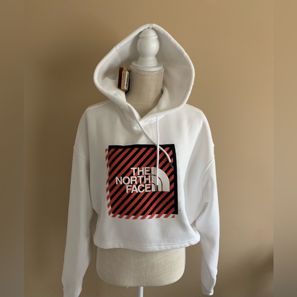 The North Face Cropped White Hoodie - Picture 7 of 7